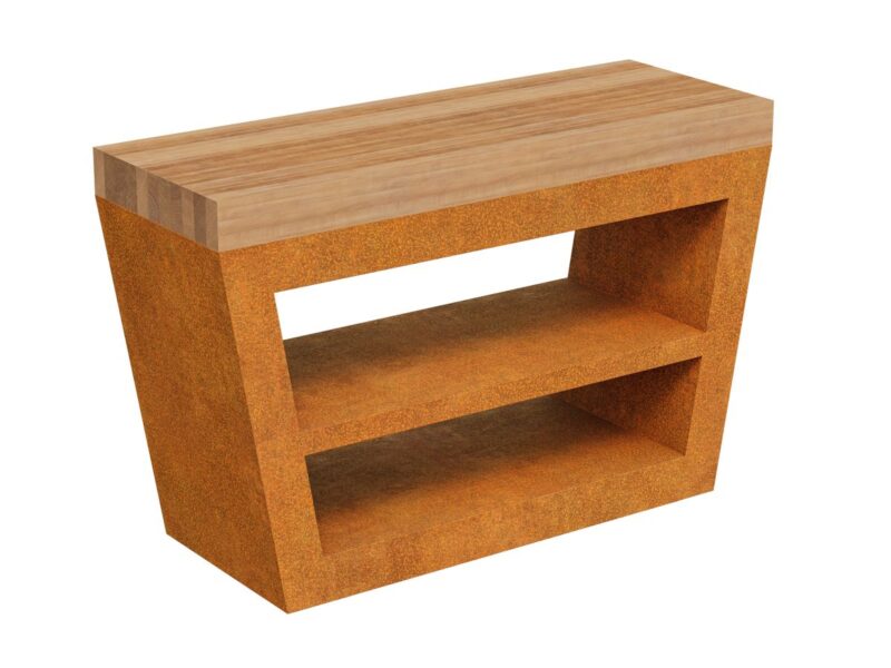 Corten Mesa 2 Gartentisch 168x50x82 Cm - cortena.de