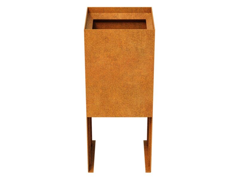 Corten Metallpflanzgefass Planta 12 50x50x120 Cm 2 - cortena.de