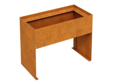 Corten Metallpflanzgefass Planta 13 50x100x80 Cm - cortena.de