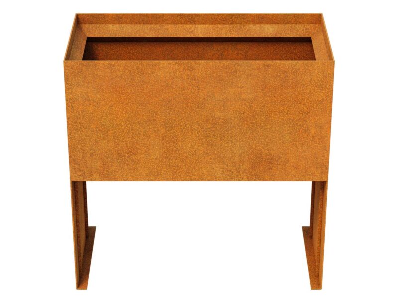 Corten Metallpflanzgefass Planta 14 50x100x100 Cm 2 - cortena.de