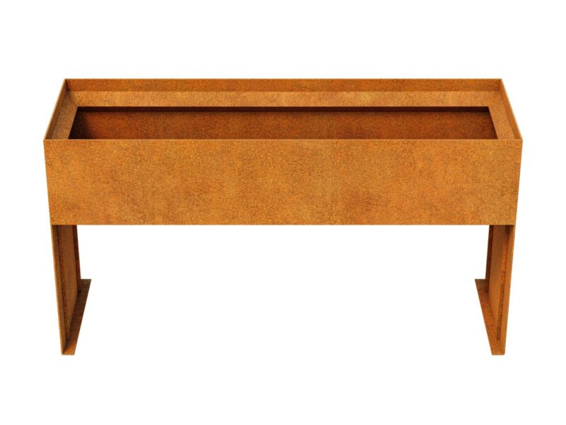 Corten Metallpflanzgefass Planta 16 50x150x80 Cm 2 - cortena.de