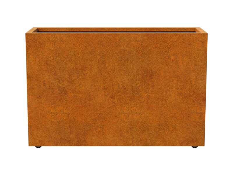 Corten Pflanzgefass Auf Radern Movil 2 140x45x90 Cm 2 - cortena.de