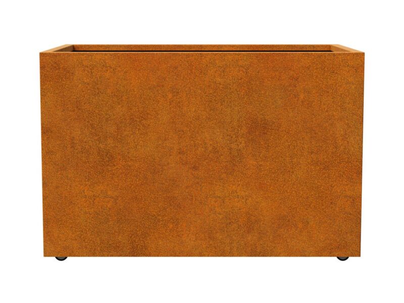 Corten Pflanzgefass Auf Radern Movil 4 140x90x90 Cm 2 - cortena.de