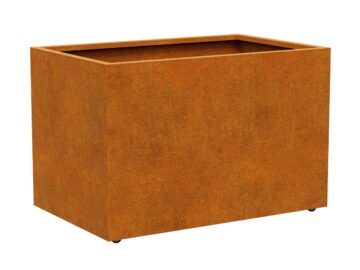 Corten Pflanzgefass Auf Radern Movil 4 140x90x90 Cm - cortena.de