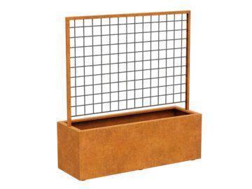 Corten Red Centro 1 Pergola Pflanzgefass 150x50x160 Cm - cortena.de
