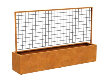Corten Red Centro 3 Pergola Pflanzgefass 250x50x160 Cm - cortena.de