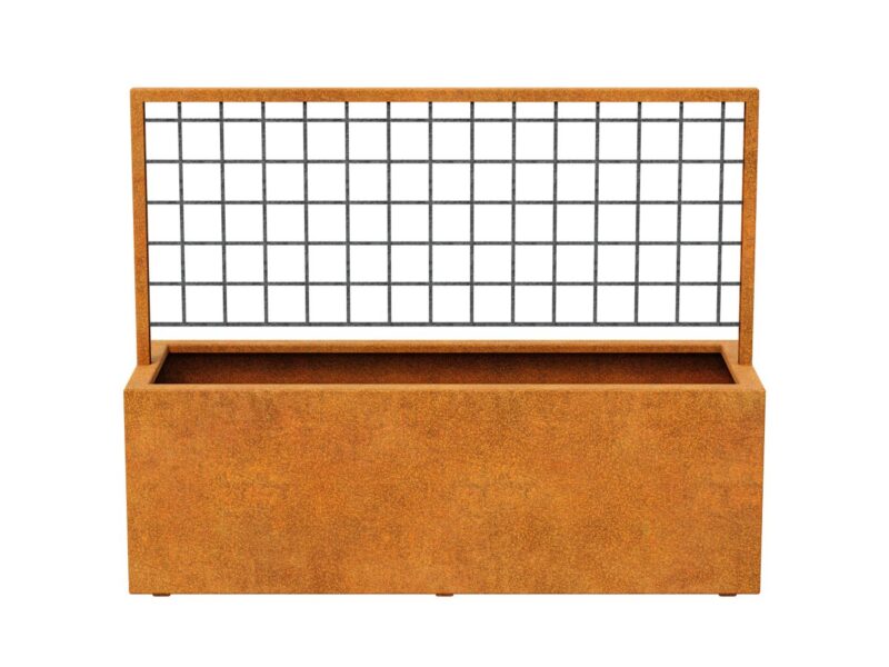 Corten Red Centro 4 Pergola Pflanzgefass 150x50x120 Cm 2 - cortena.de