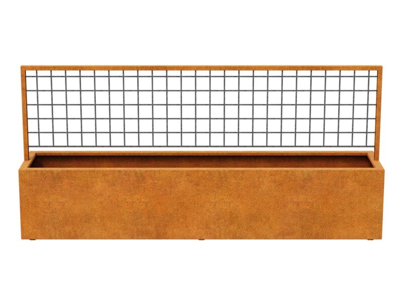 Corten Red Centro 6 Pergola Pflanzgefass 250x50x120 Cm 2 - cortena.de