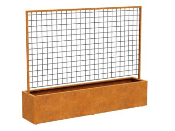 Corten Red Centro 9 Pergola Pflanzgefass 250x50x200 Cm - cortena.de