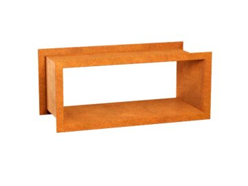 Cortenholzstander Lena Dodpr 88x40x38 Cm - cortena.de