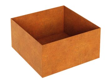 Cortenmetall Blumentopf Rapido B4 90x90x45 Cm - cortena.de
