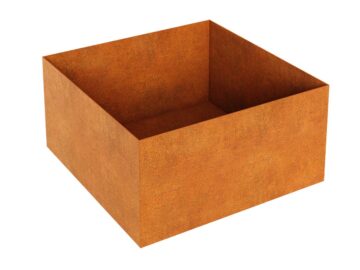Cortenmetall Blumentopf Rapido B7 120x120x60 Cm - cortena.de
