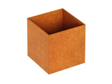 Cortenmetall Blumentopf Rapido C1 30x30x30 Cm - cortena.de