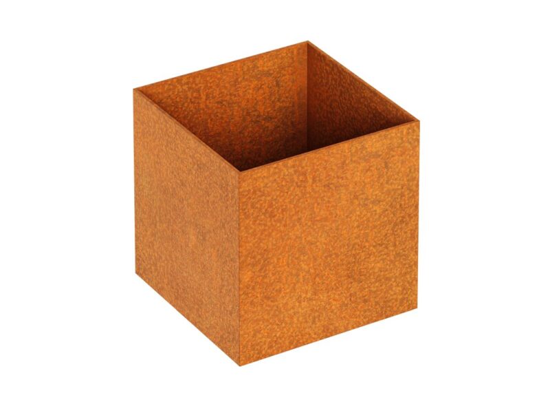 Cortenmetall Blumentopf Rapido C1 30x30x30 Cm - cortena.de