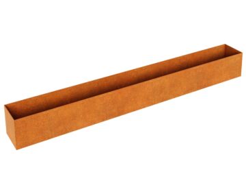Cortenmetall Blumentopf Rapido L4 270x30x30 Cm - cortena.de