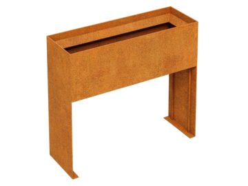 Cortenmetall Pflanzgefass Planta 4 30x90x80 Cm - cortena.de