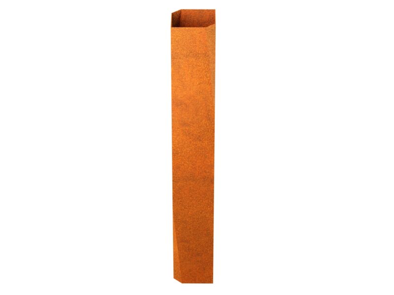 Geometrischer Blumentopf Antorcha Aus Corten 13x13x120 Cm 2 - cortena.de