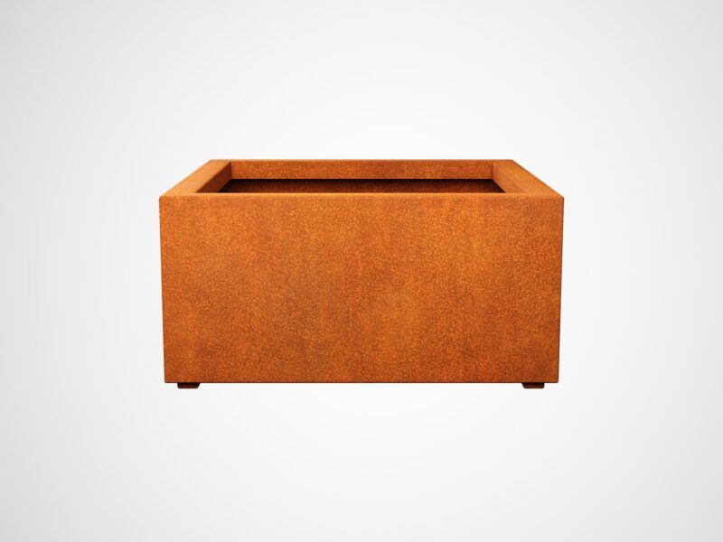 Metallblumentopf Corten Bajo 6 90x90x45 Cm 2 - cortena.de