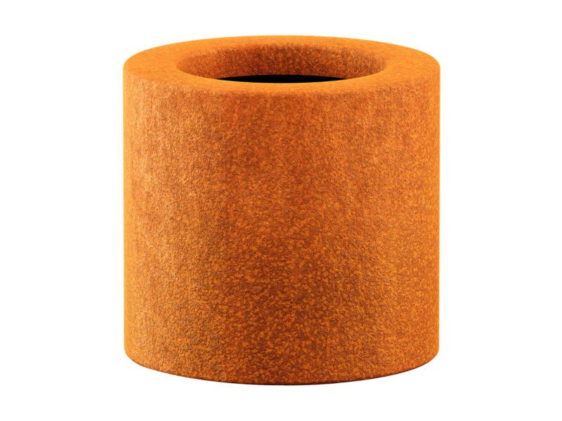 Metallblumentopf Corten Circulo 1 30x30 Cm - cortena.de