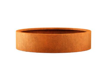 Metallblumentopf Corten Circulo 10 120x30 Cm - cortena.de