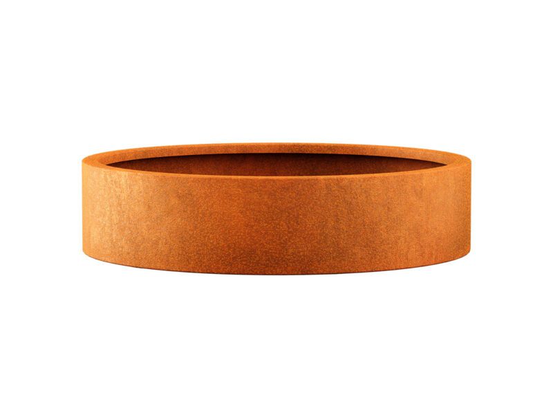 Metallblumentopf Corten Circulo 10 120x30 Cm - cortena.de