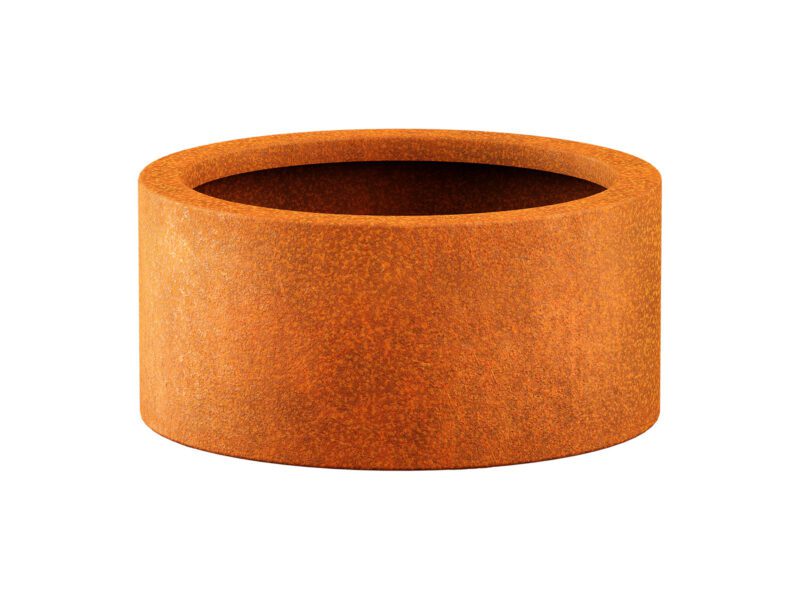 Metallblumentopf Corten Circulo 4 60x30 Cm - cortena.de