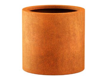 Metallblumentopf Corten Circulo 5 60x60 Cm - cortena.de
