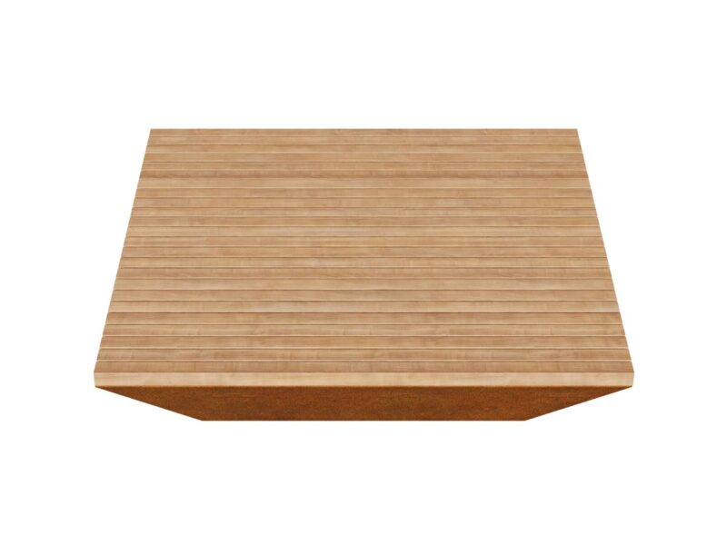 Pflanzgefass Bastidor 5e Aus Corten 180x180x38 Cm 2 - cortena.de